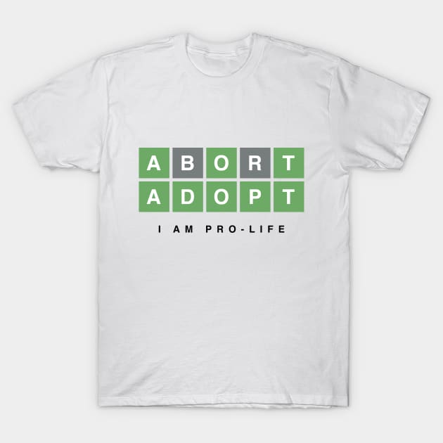 Pro Life - Abortion - Wordle T-Shirt by Design By Leo